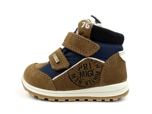 Primigi cuoio petrolio vinterstøvle Tiguan med GORE-TEX